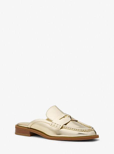 michael kors eden torebka|Eden Metallic Leather Mule .